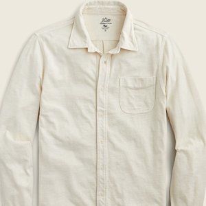 J. Crew Garment-Dyed Knit "Natural" Harbor Shirt